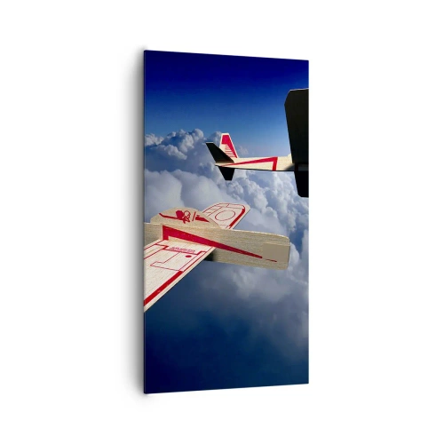 Lærredstryk - Billede på lærred - Endnu højere, endnu længere - 65x120 cm