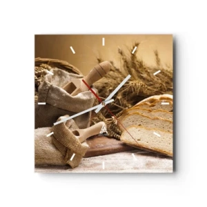 Vægur, Uret - Som skåret en kniv - 30x30 cm