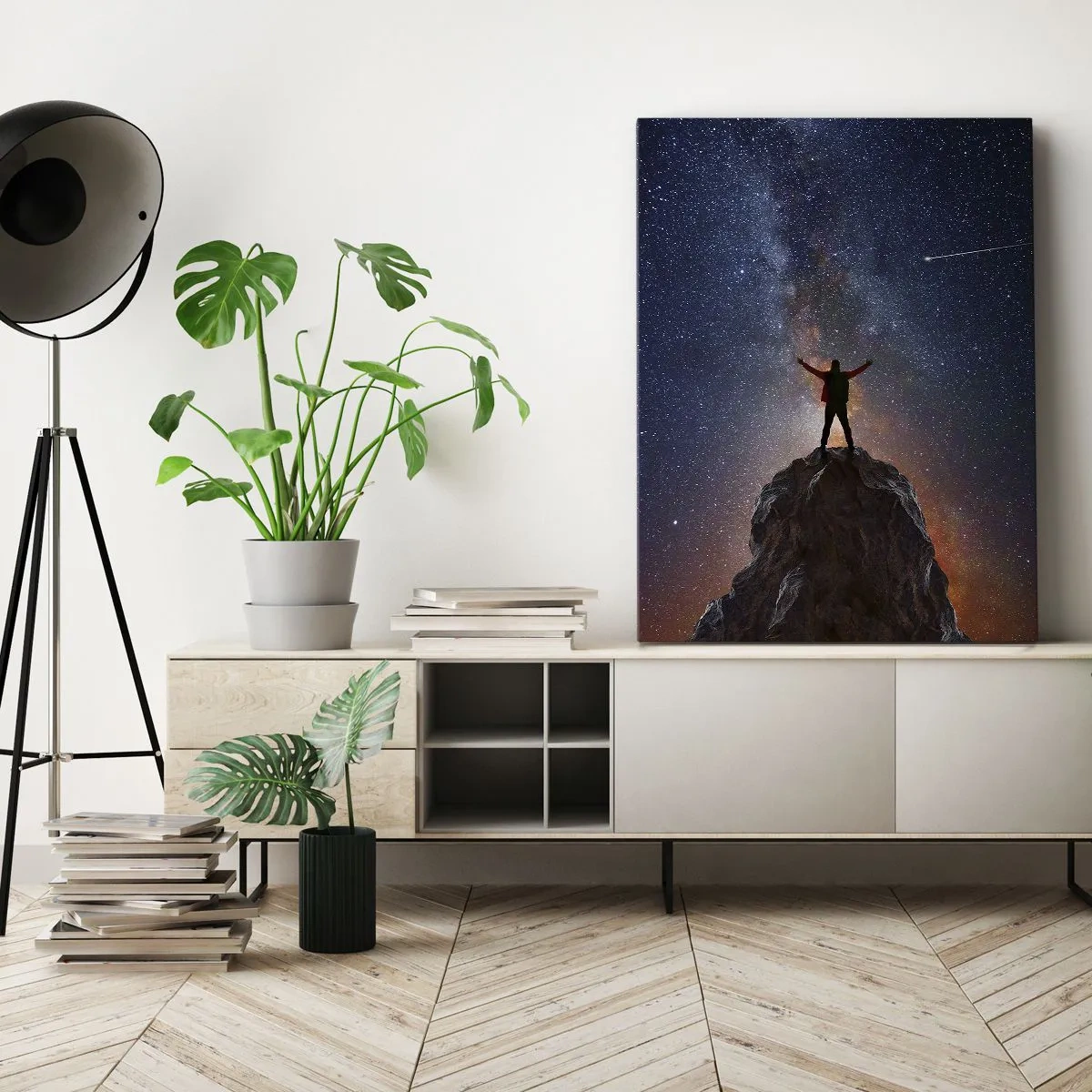 Lærredstryk - Billede på lærred - Magten er hos mig! - 50x70 cm
