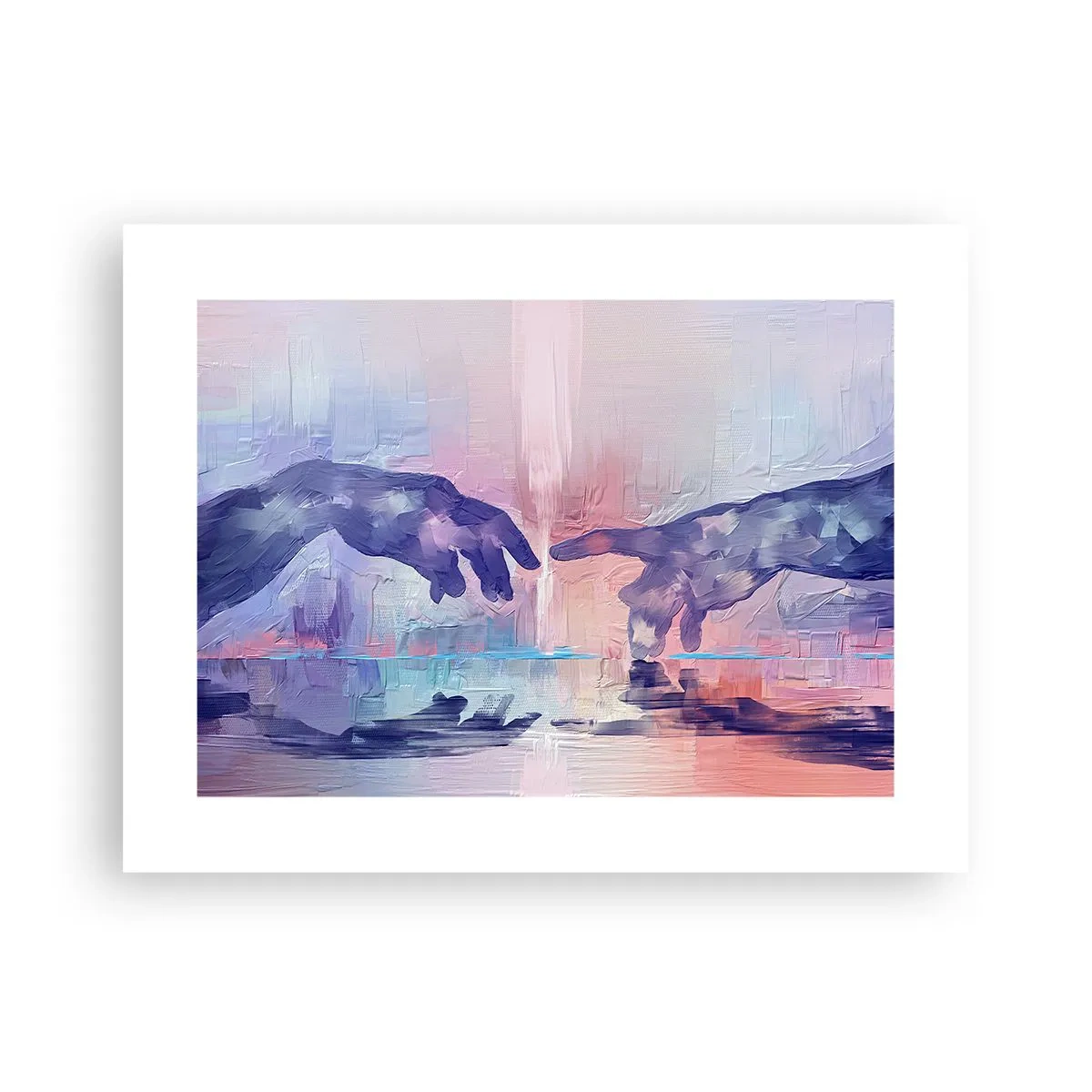 Plakat - Den guddommelige gnist af liv - 40x30 cm