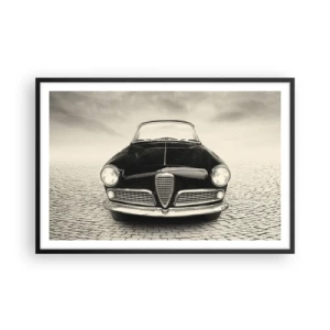 Plakat i sort ramme - Og hvordan kan man ikke elske mig? - 91x61 cm