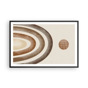 Plakat i sort ramme - I en galakse langt, langt væk - 91x61 cm