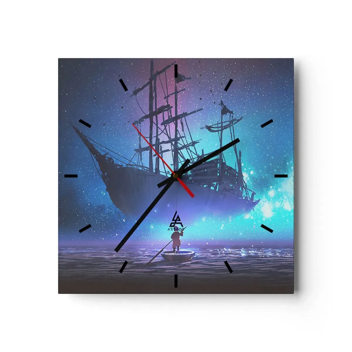 Vægur, Uret - Et møde med myten om havet - 30x30 cm