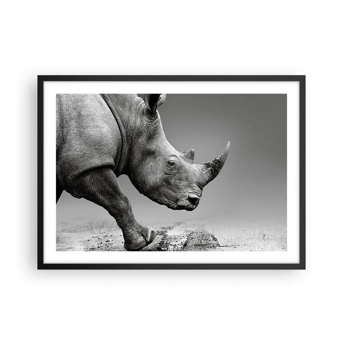 Plakat i sort ramme - En ustoppeli - 70x50 cm