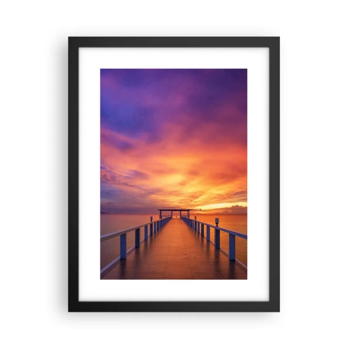 Plakat i sort ramme - Uden ende - 30x40 cm