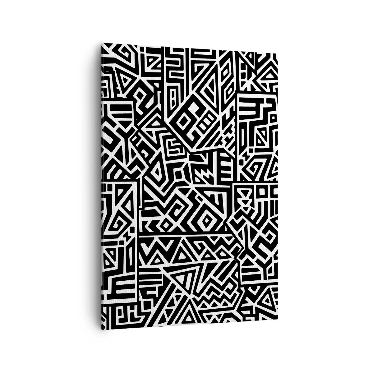 Lærredstryk - Billede på lærred - Præcolumbiansk sammensætning - 70x100 cm