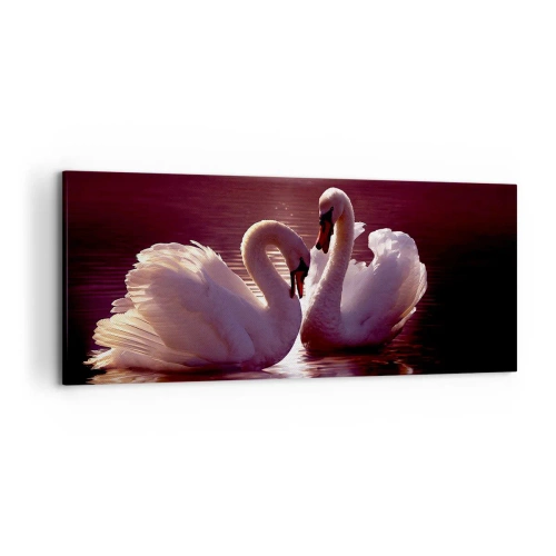 Lærredstryk - Billede på lærred - Indtil døden skiller os ad - 120x50 cm