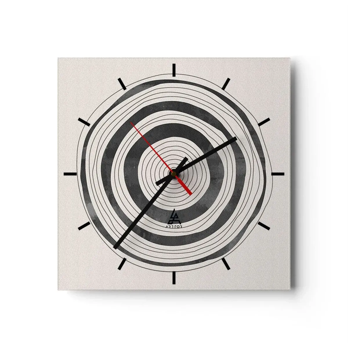 Vægur, Uret - Det vigtige er det, der er imellem - 40x40 cm