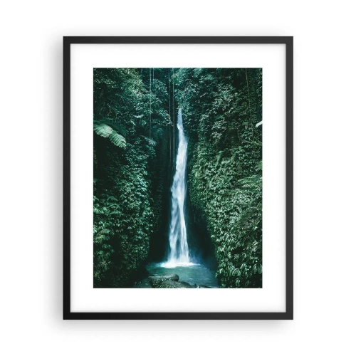 Plakat i sort ramme - Tropisk spa - 40x50 cm