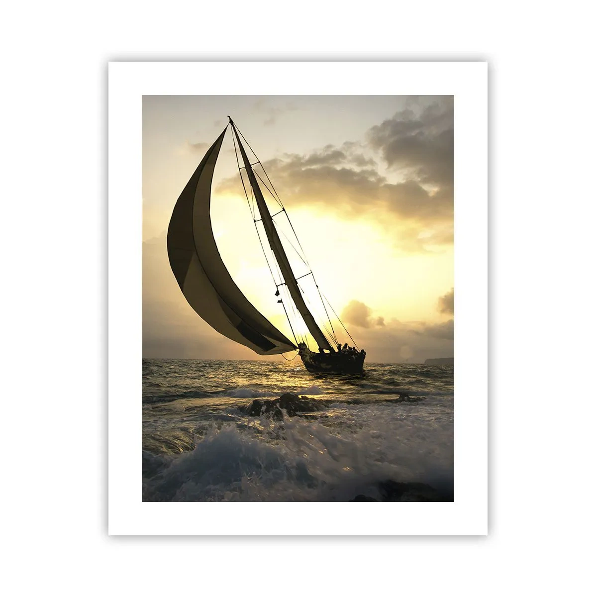 Plakat - I medvind og modvind - 40x50 cm
