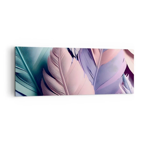 Lærredstryk - Billede på lærred - Chik fugl - 140x50 cm