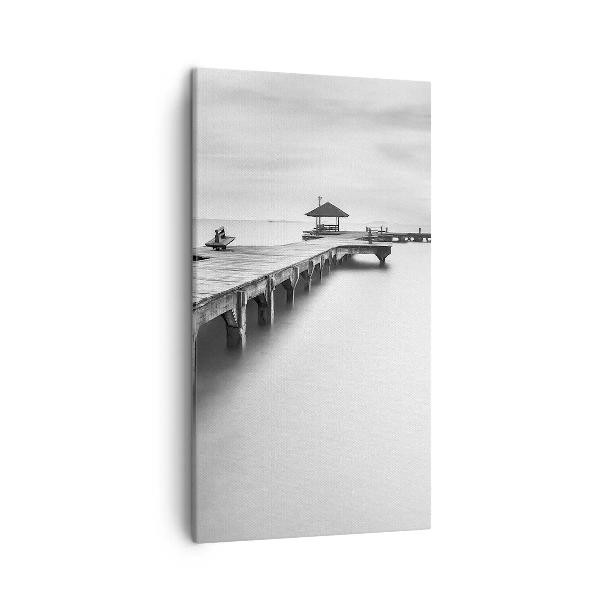 Lærredstryk - Billede på lærred - Ind i det fjerne - 45x80 cm