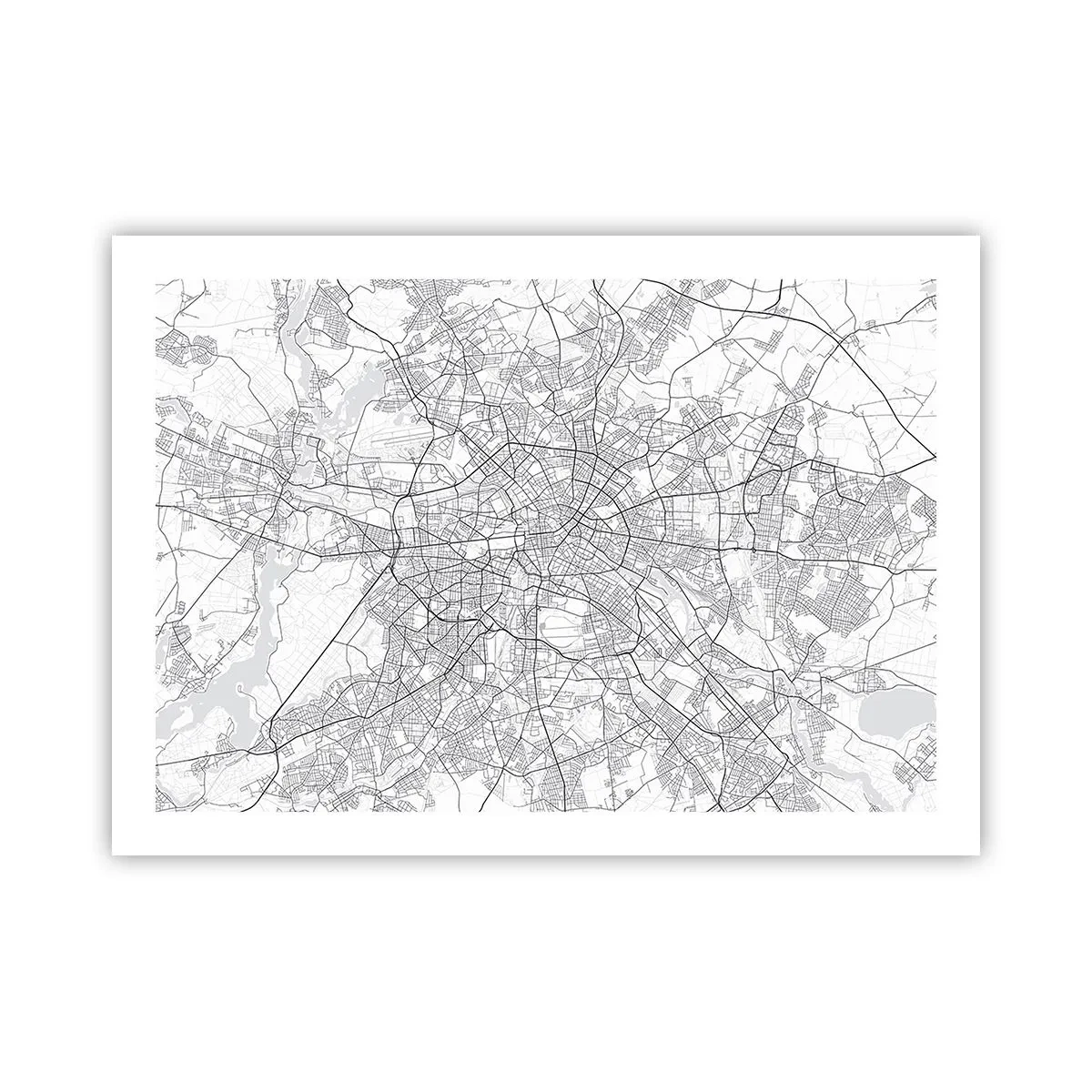 Plakat - Berlins blomst - 70x50 cm