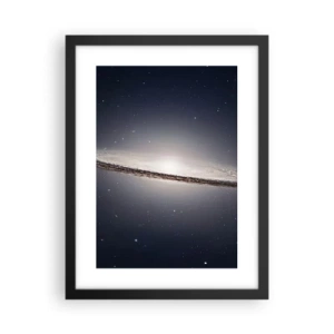Plakat i sort ramme - Der var engang i en galakse langt, langt borte.... - 30x40 cm