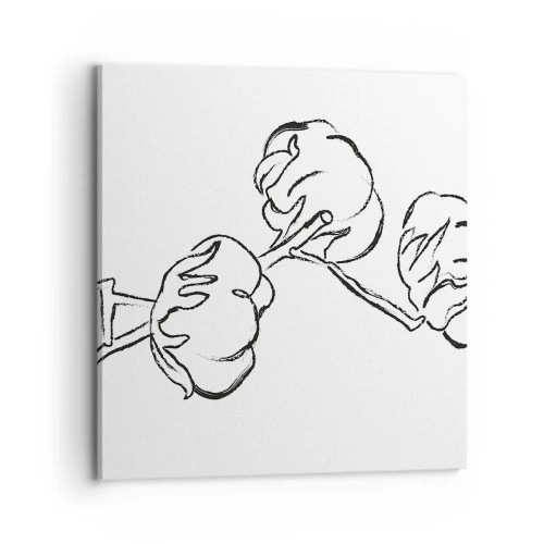 Lærredstryk - Billede på lærred - Bomuld ned - 70x70 cm