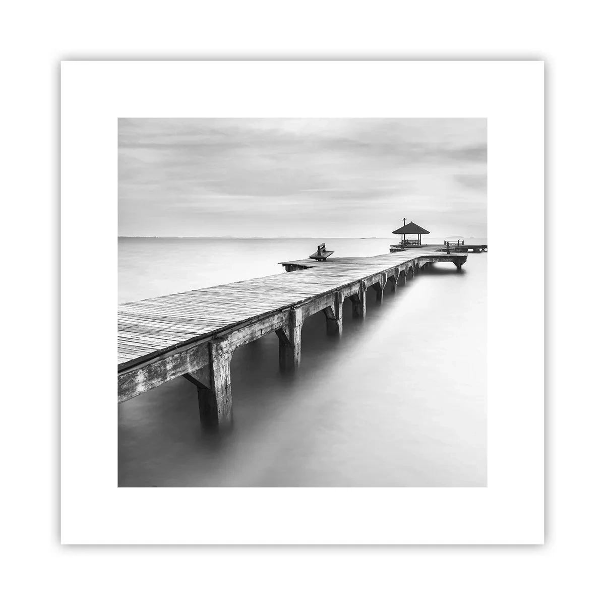 Plakat - Ind i det fjerne - 30x30 cm