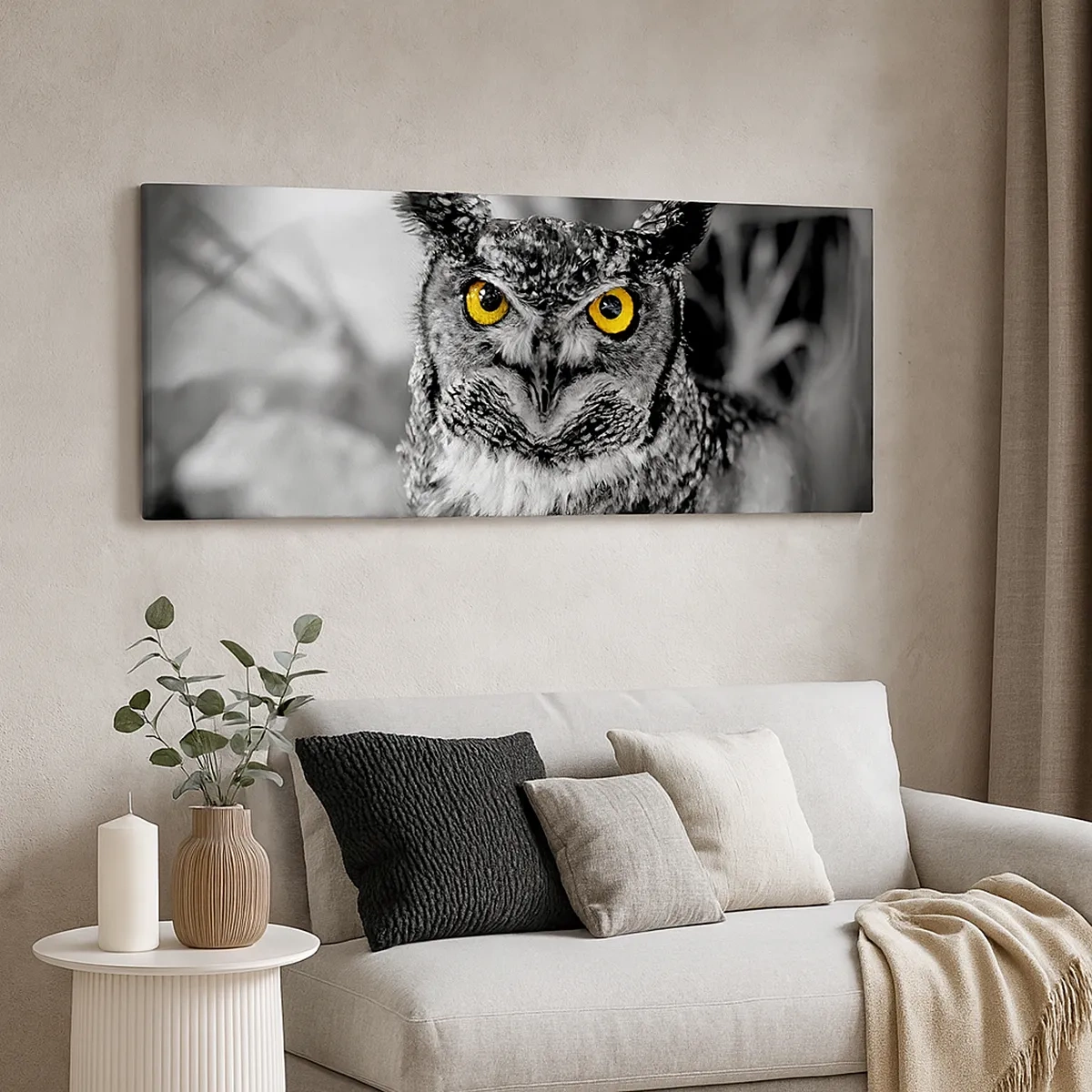 Lærredstryk - Billede på lærred - Intet kan skjules - 30x30 cm