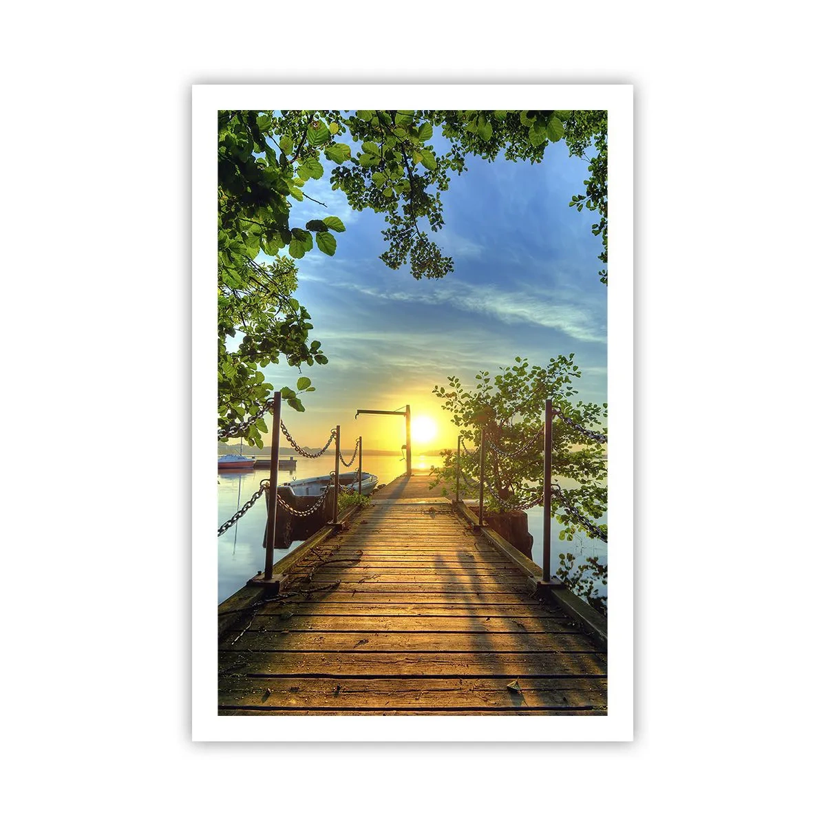 Plakat - Mod vest ved vandet - 61x91 cm
