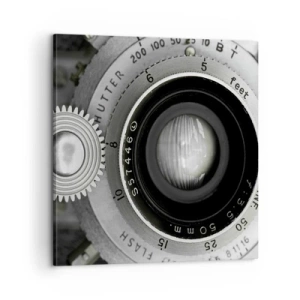 Lærredstryk - Billede på lærred - Historien om Hollywood - 60x60 cm