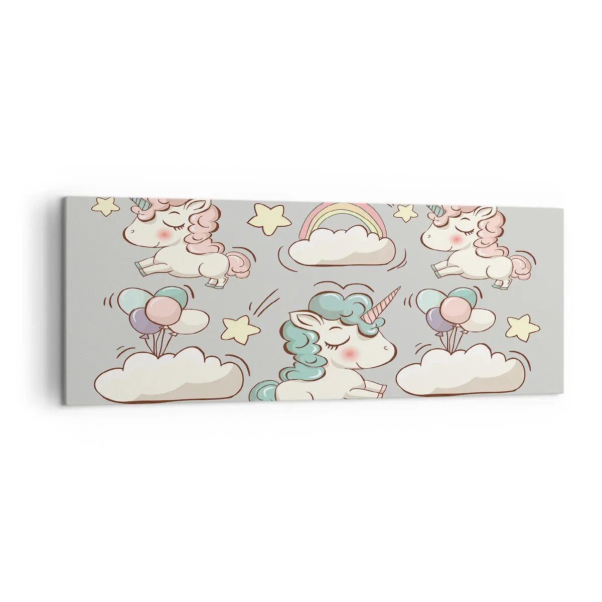 Lærredstryk - Billede på lærred - Der er bestemt ... - 140x50 cm