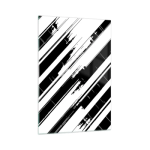 Billede på glas - Intens og dynamisk komposition - 70x100 cm