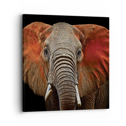 Lærredstryk - Billede på lærred - Jeg er vild, er du? - 40x40 cm