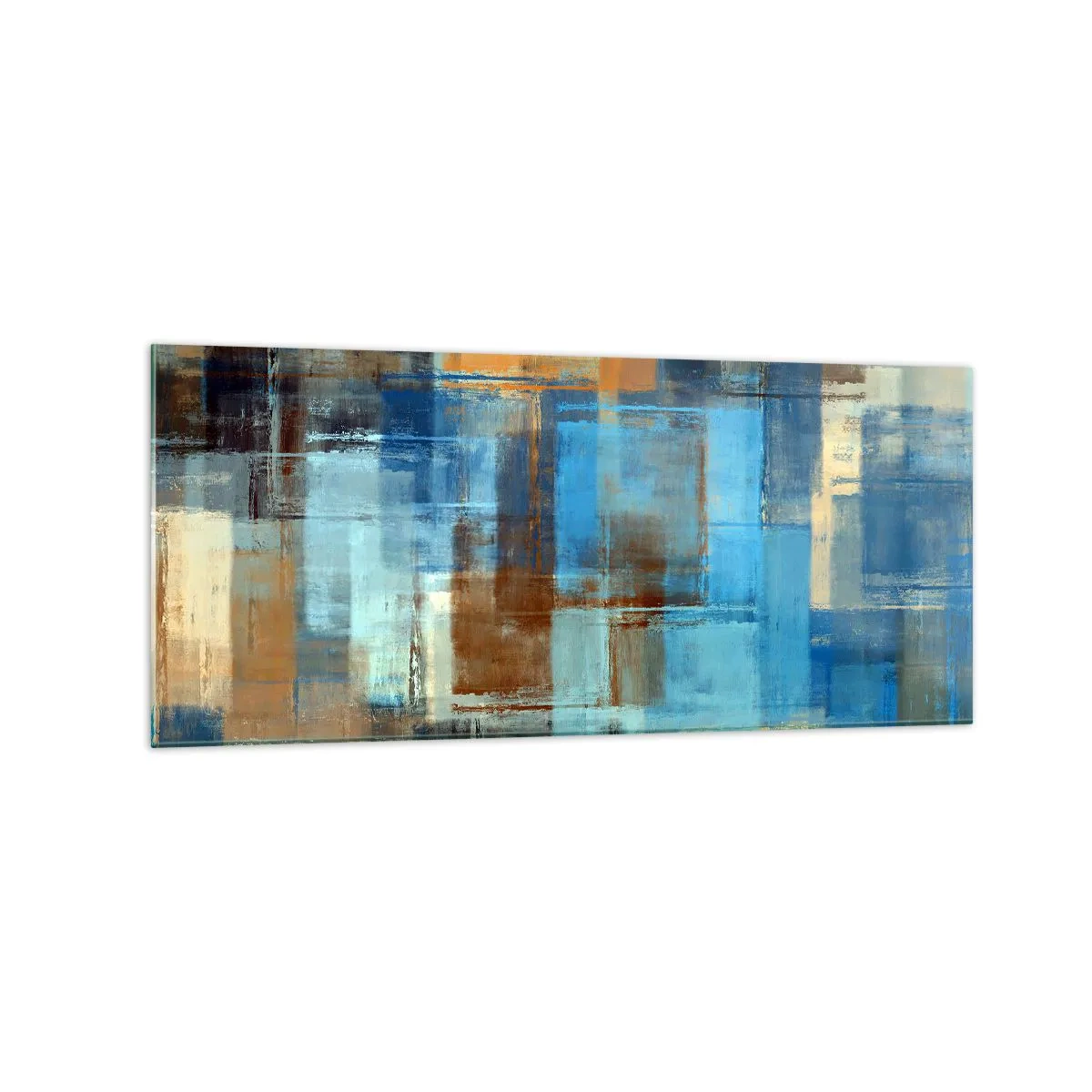 Billede på glas - Gennem det blå slør - 120x50 cm