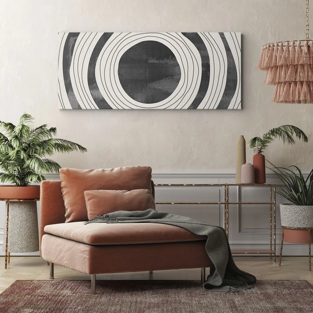 Lærredstryk - Billede på lærred - Lige til det punkt - 100x40 cm