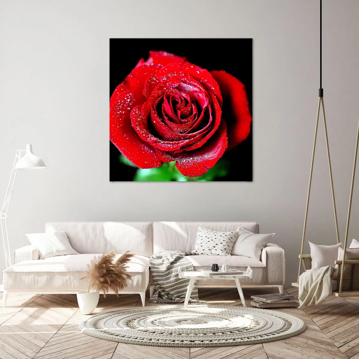 Lærredstryk - Billede på lærred - Det er kærlighed - 60x60 cm