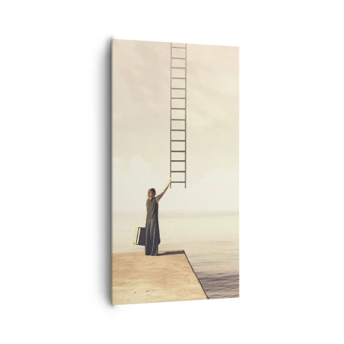 Lærredstryk - Billede på lærred - En magisk rejse - 65x120 cm