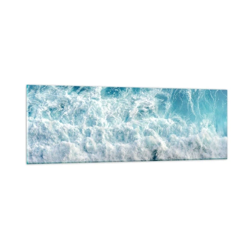 Billede på glas - Glædeligt og i spring - 90x30 cm