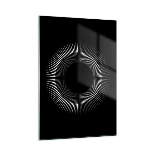 Billede på glas - Sort sol - 50x70 cm