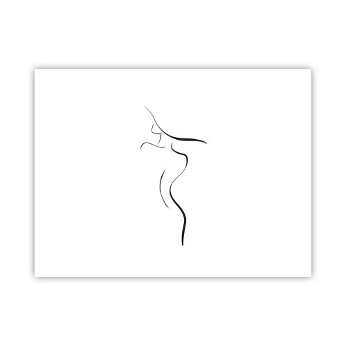 Plakat - Flygtig som en bølge - 40x30 cm