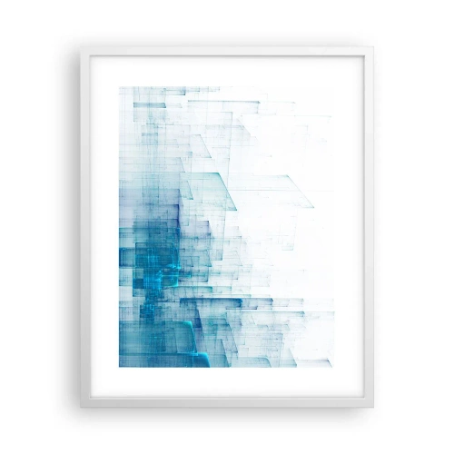 Plakat i hvid ramme - Hvordan rummet blev til - 40x50 cm