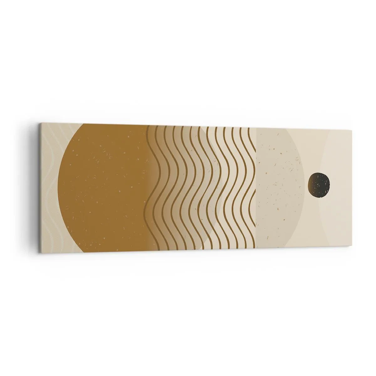 Lærredstryk - Billede på lærred - Om geometriske figurers oprindelse - 140x50 cm