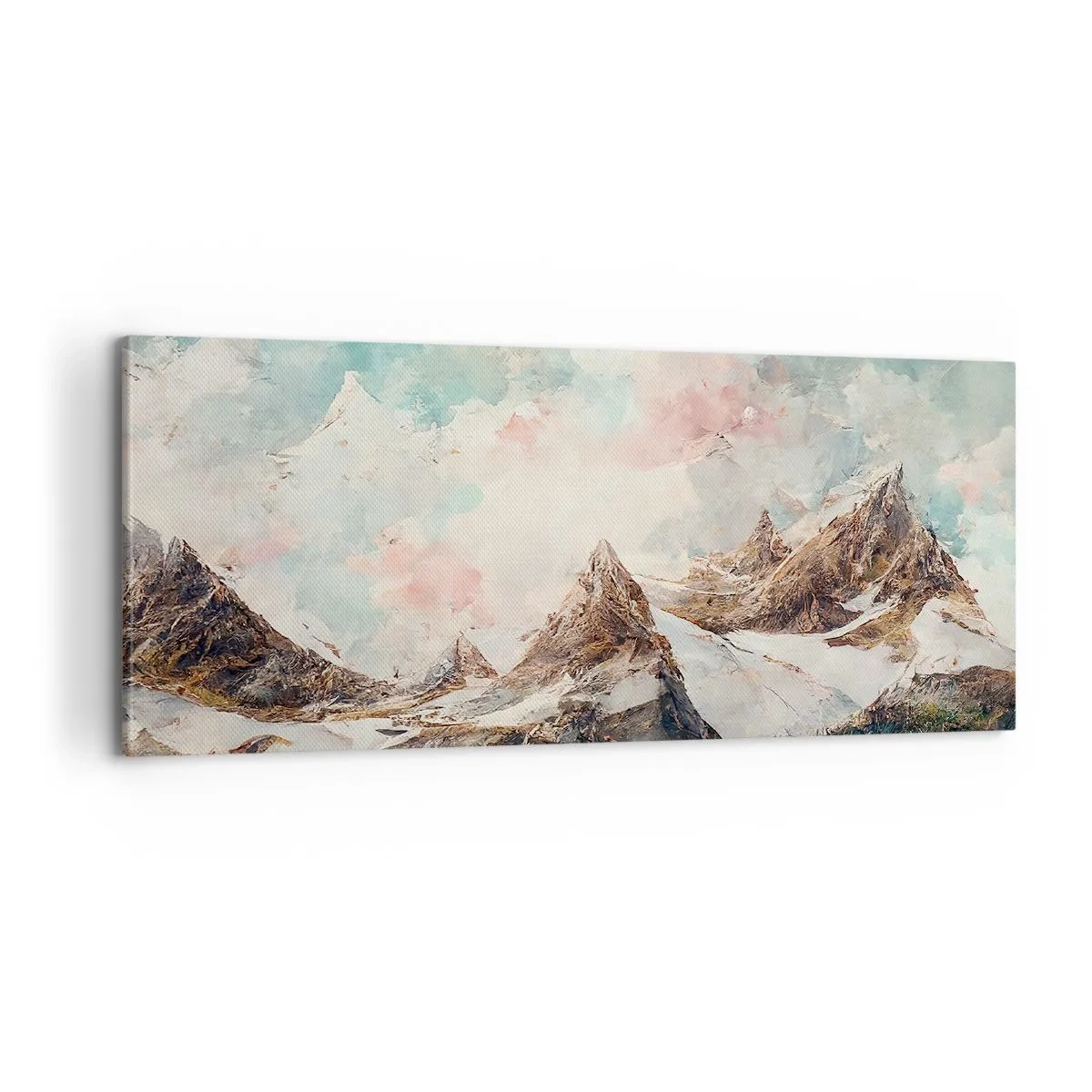 Lærredstryk - Billede på lærred - Stenede knive - 100x40 cm
