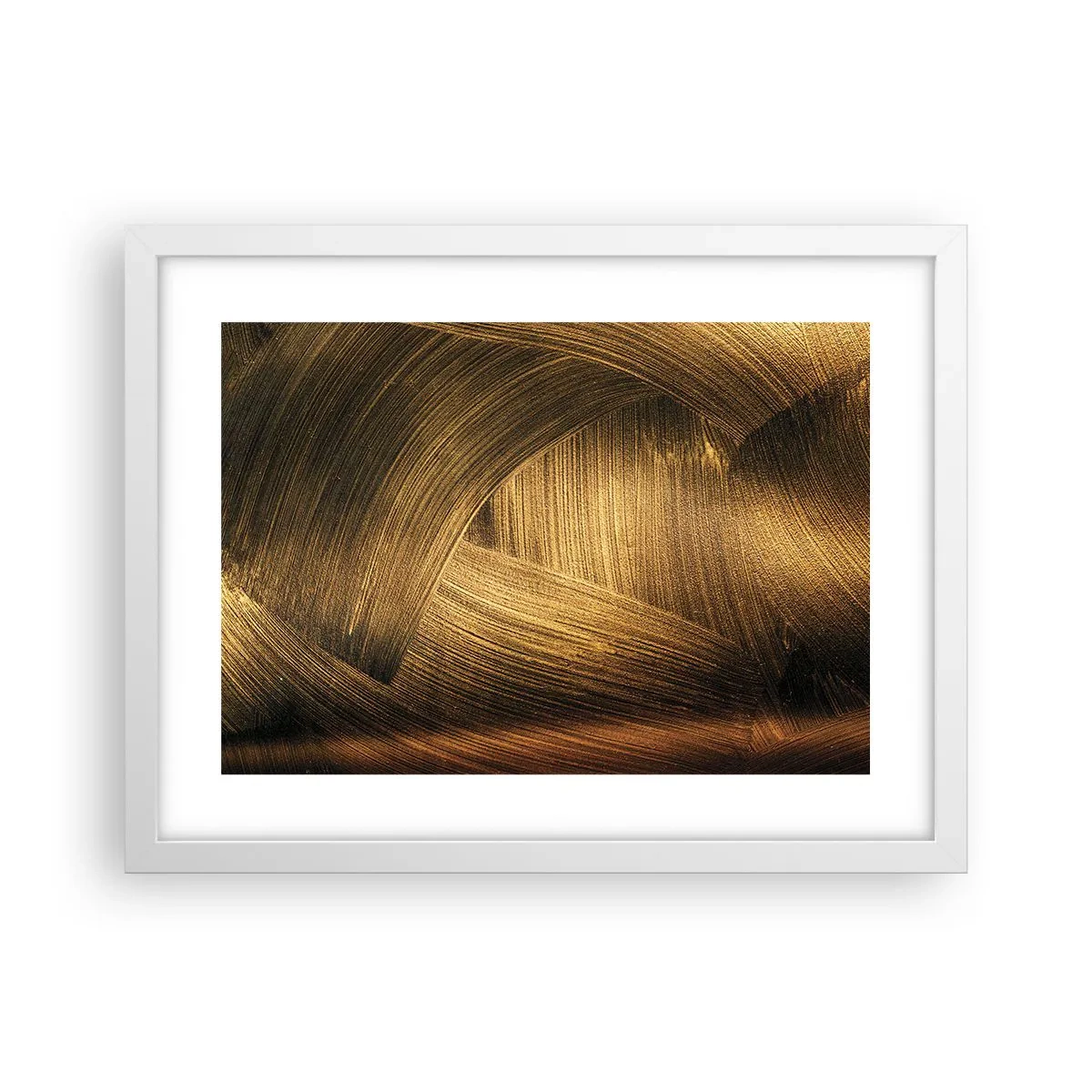 Plakat i hvid ramme - I den gyldne labyrint - 40x30 cm