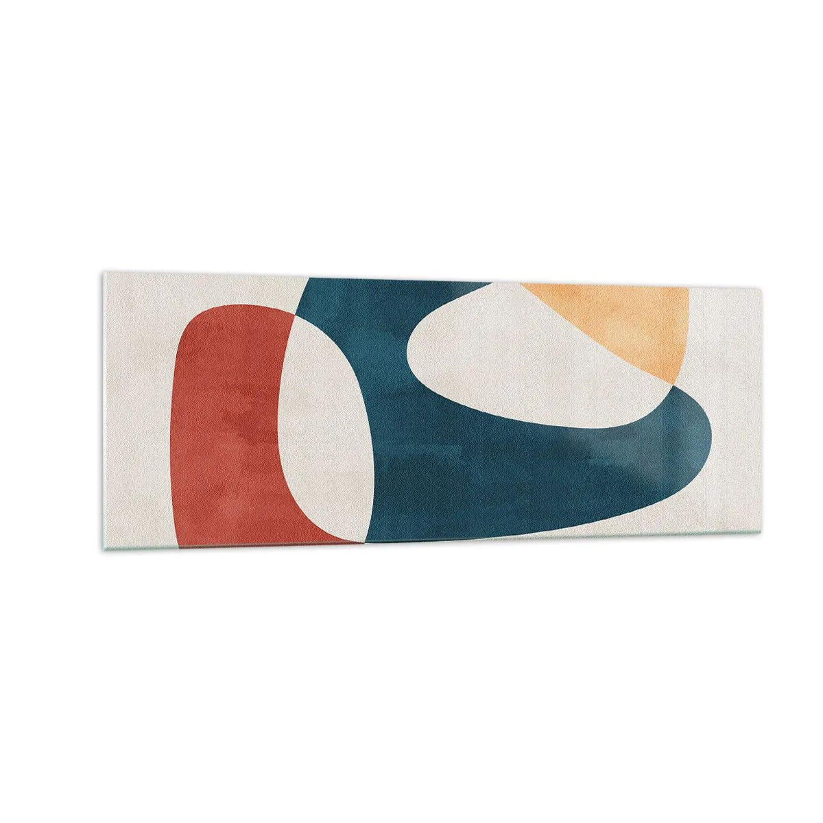 Billede på glas - Påvirkninger og metamorfoser - 140x50 cm