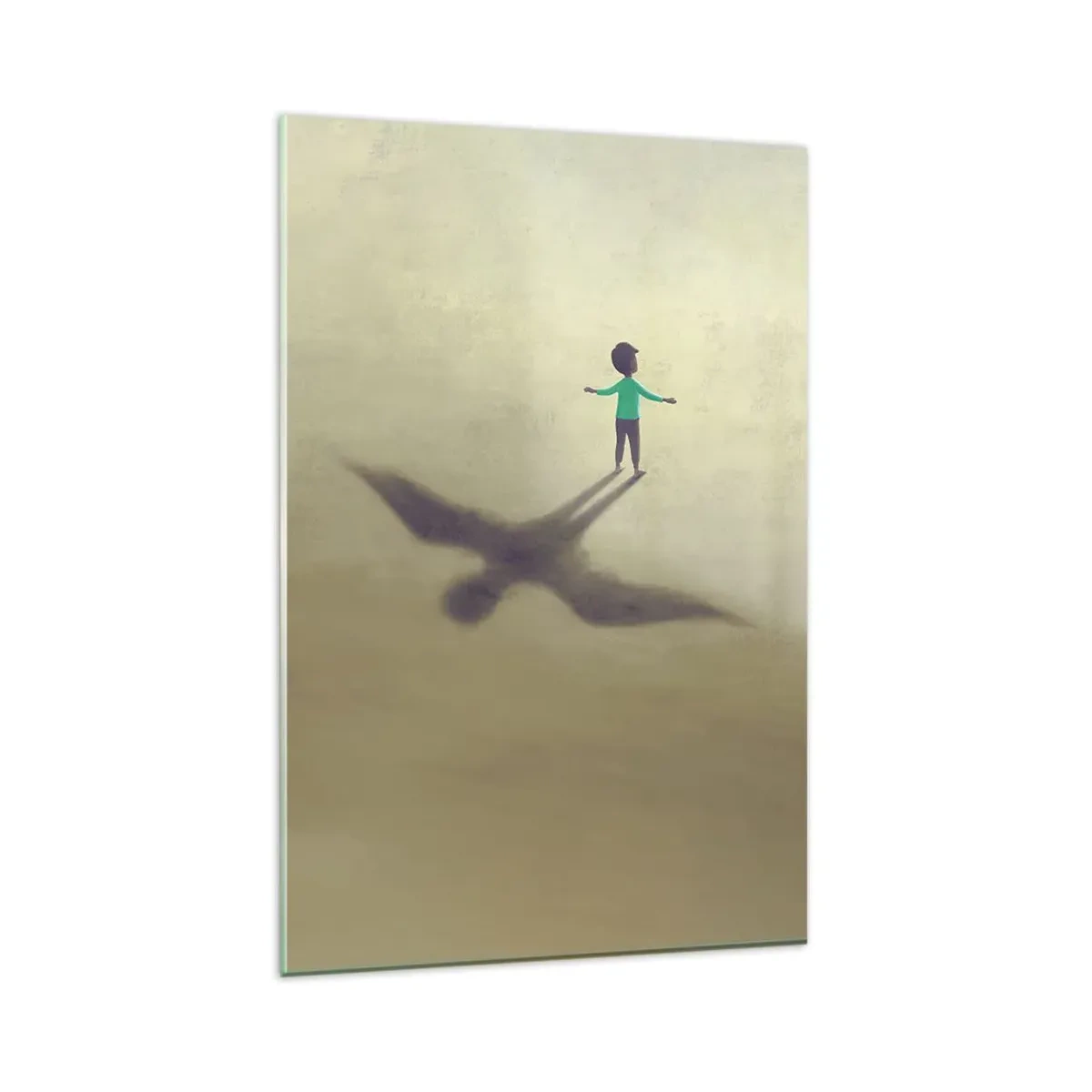 Billede på glas - Fremtidens helt - 80x120 cm