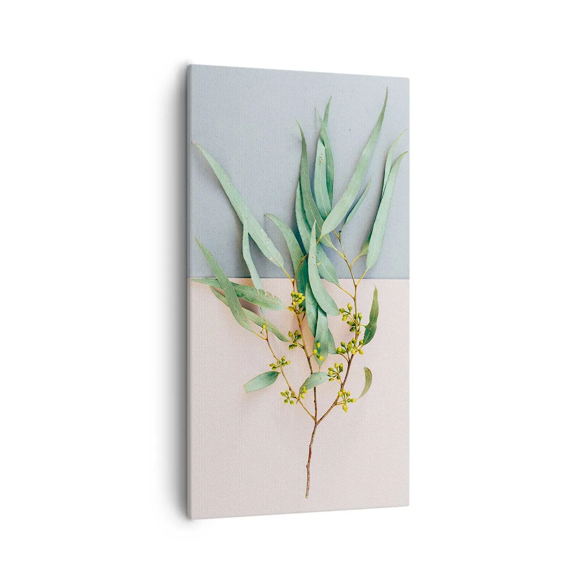 Lærredstryk - Billede på lærred - Pastelfarvernes subtilitet - 55x100 cm