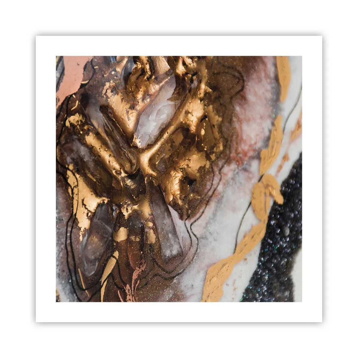 Plakat - Jord element - 50x50 cm