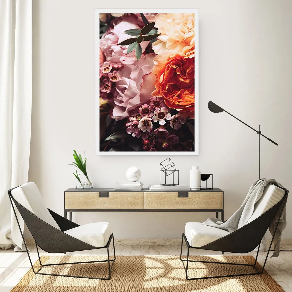 Plakat - Indhyllet i skønhed - 70x100 cm