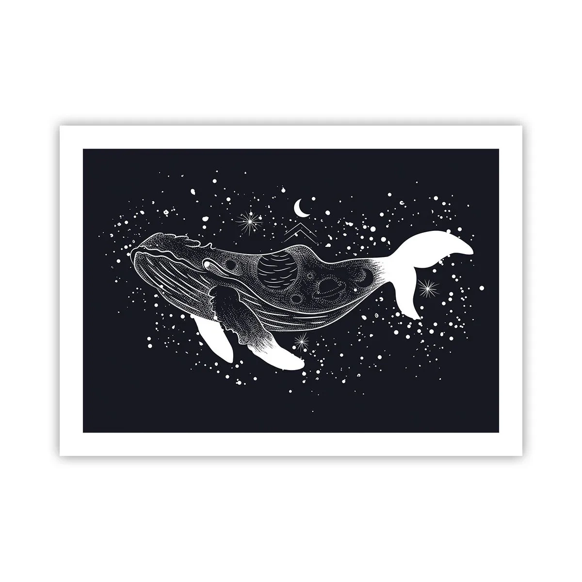 Plakat - I universets ocean - 70x50 cm