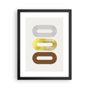 Plakat i sort ramme - Åhhh! - 30x40 cm