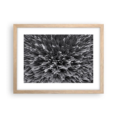 Plakat i ramme af lyst egetræ - Det kan ikke blive skarpere end dette - 40x30 cm