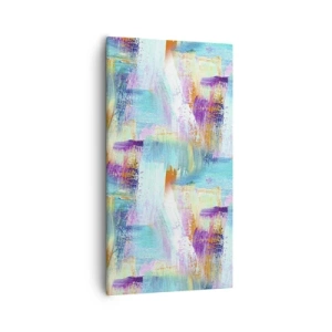 Lærredstryk - Billede på lærred - Munter mazel topper - 55x100 cm