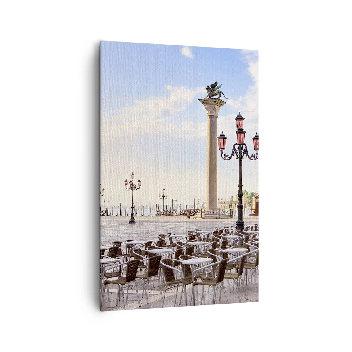 Lærredstryk - Billede på lærred - Velkommen, alt er klar - 80x120 cm