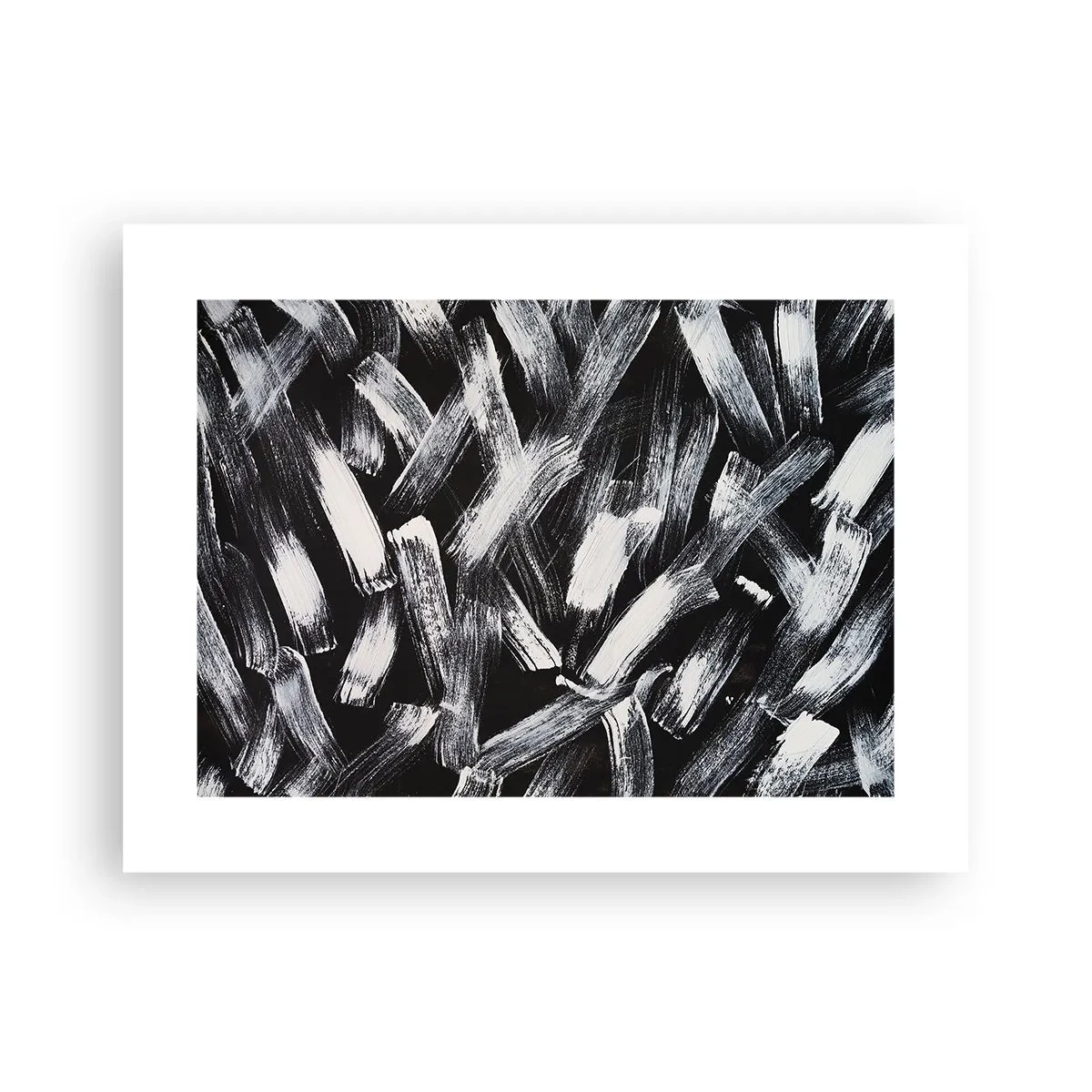 Plakat - Abstraktion i den industrielle ånd - 40x30 cm