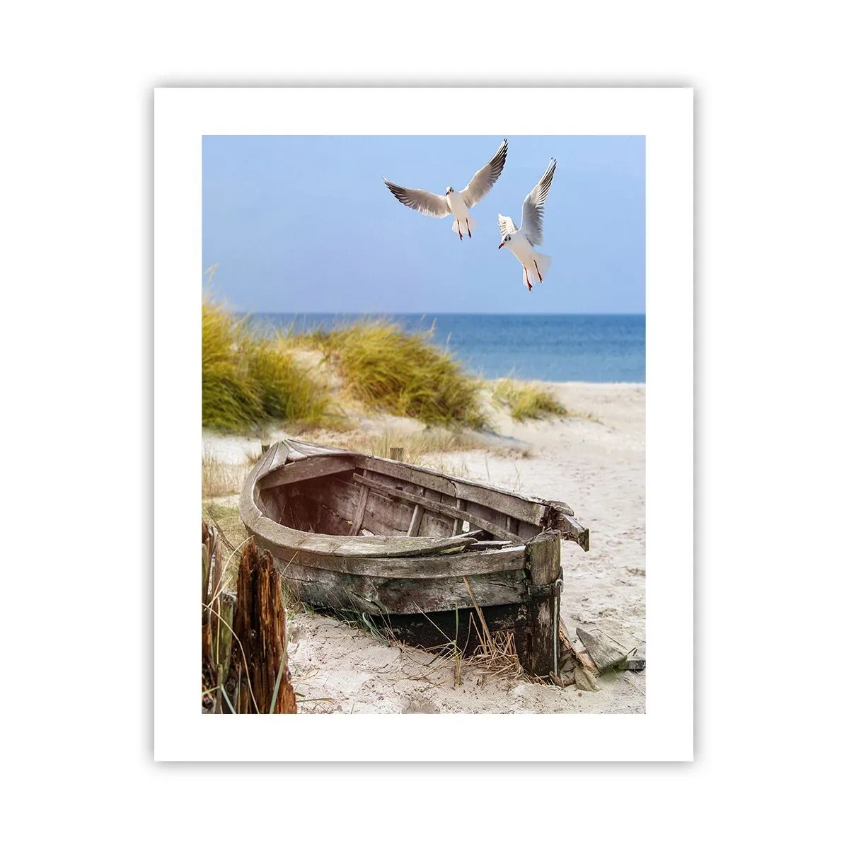 Plakat - Badet i vinden - 40x50 cm