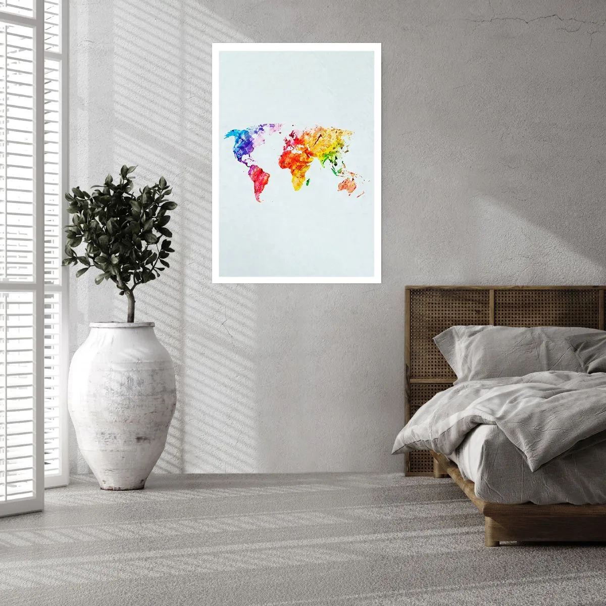 Plakat - Alle verdens farver - 50x70 cm
